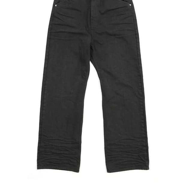 FAR WRINKLED WASHED PANTS (BLACK) 