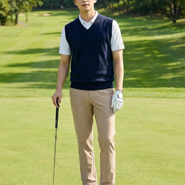 CALVIN KLEIN GOLF 베이지 골프 팬츠_31