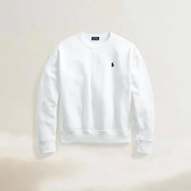 폴로 맨투맨 흰색