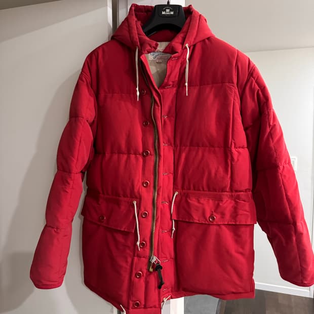 리얼맥코이 후드다운 카라코람 레드 44