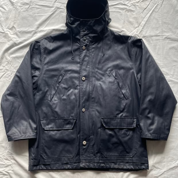 90's 폴로 스포츠 왁스 후드 코트