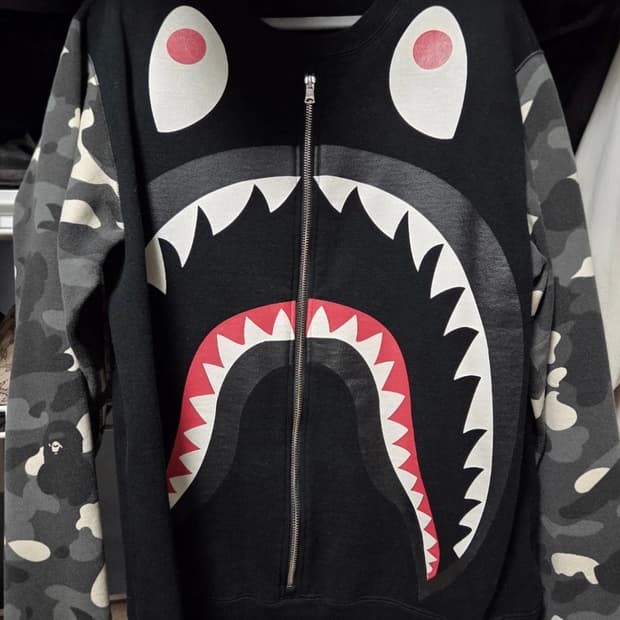 베이프 야광 맨투맨 L