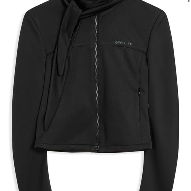Open YY 오픈와이와이 tie zip training jacket