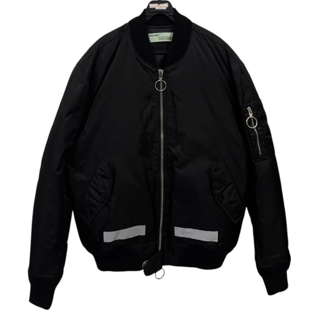 오프화이트 항공 패딩점퍼