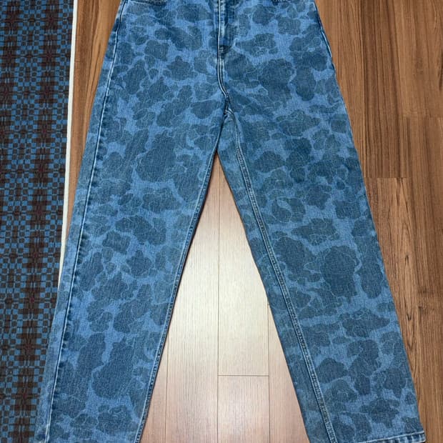 칼하트윕 우먼 덕 오렐 팬츠 매이트랜드 블루 블리차드