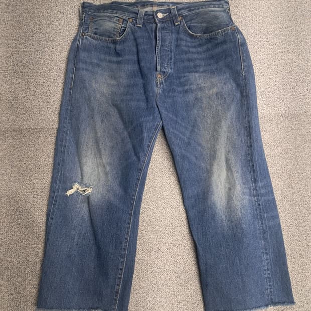 리바이스501xx콘밀크롭