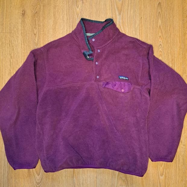 90s 파타고니아 신칠라 스냅-T 퍼플 자메이카