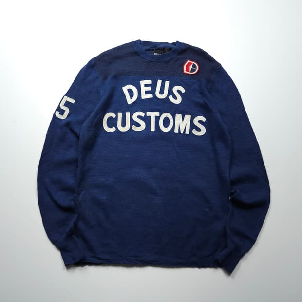 데우스 엑스 마키나 모토 X 빅로고 메쉬 니트 (M)