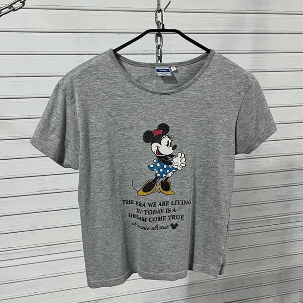90-00s Disney Minnie Mouse glitter tee