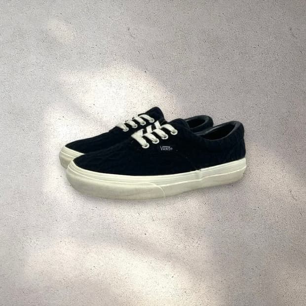 [225] 반스 에라 크로쉐 니트 스니커즈 블랙 (No.519)