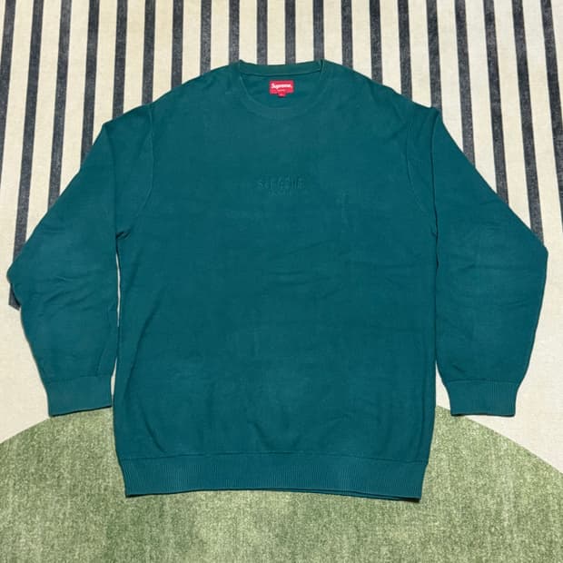 슈프림 피케 크루넥 Supreme Pique Crewneck 18FW
