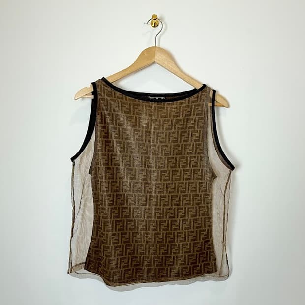 펜디 망사 나시