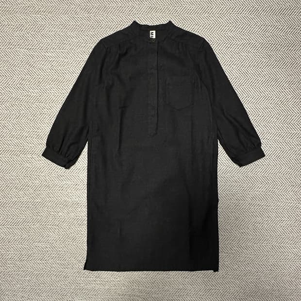 MARGARET HOWELL wool onepiece charcoal