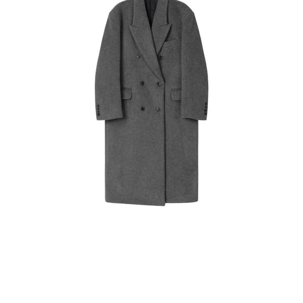더오유 WOOL OVERSIZE LONG COAT 