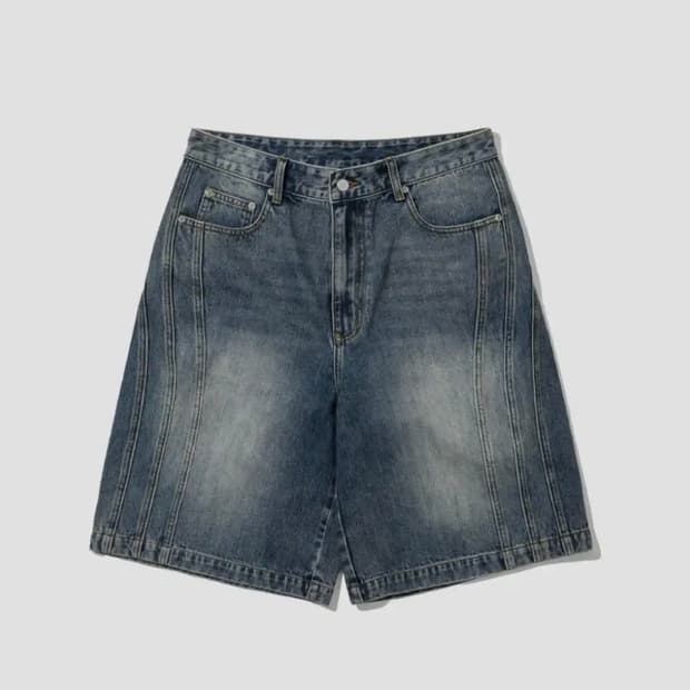 인템포무드 트리플컷 버뮤다팬츠 워터블루 L