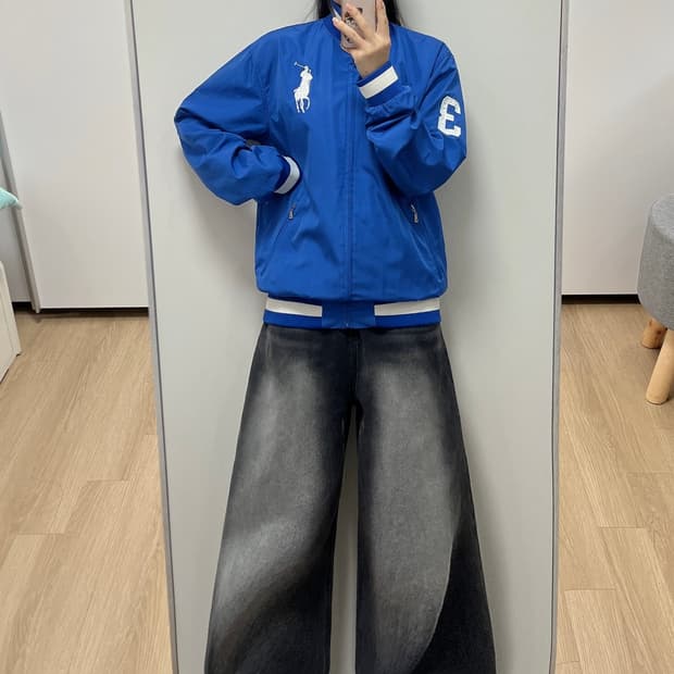 폴로 랄프로렌 빅포니 블루종 집업 자켓