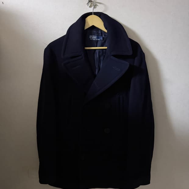 폴로 랄프로렌 해군 클레식 더블 피코트 네이비 L (남성 100)