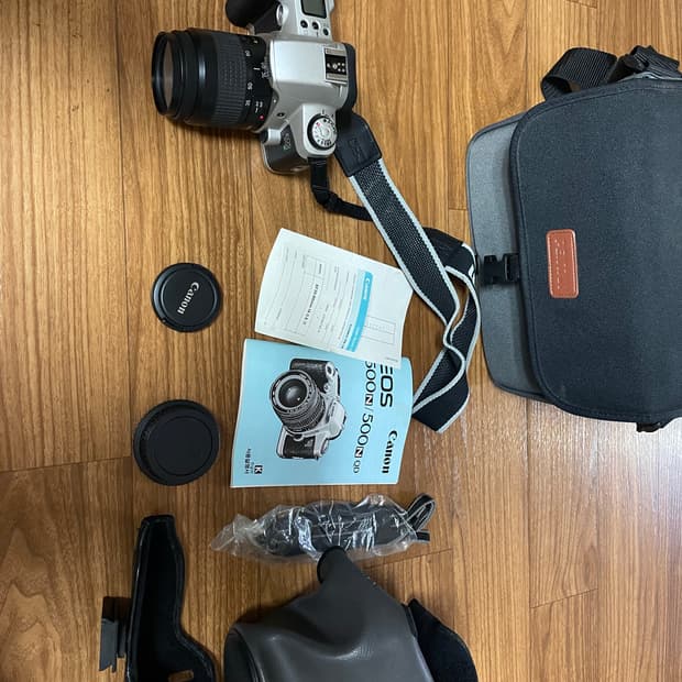 캐논 EOS 500 필름 카메라 35-80mm 렌즈