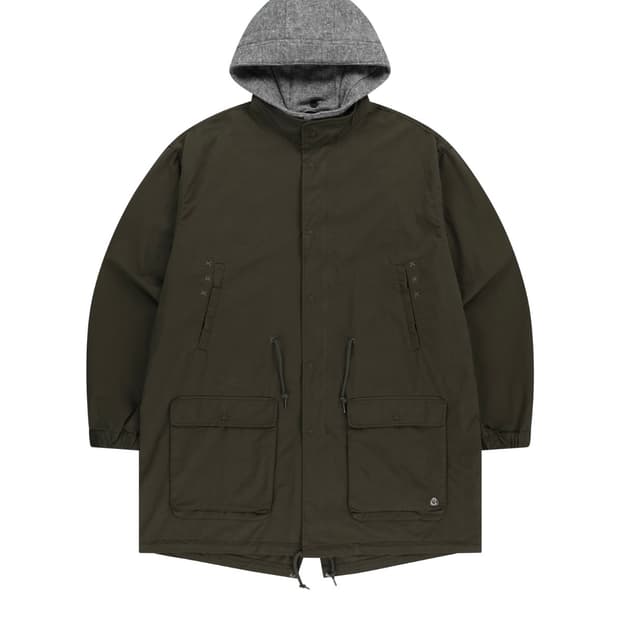 코이세이오 워시드 밀리터리 자켓 야상 머드카키