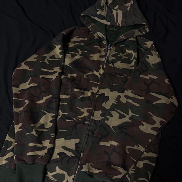 Japanese vintage hoodie zip up