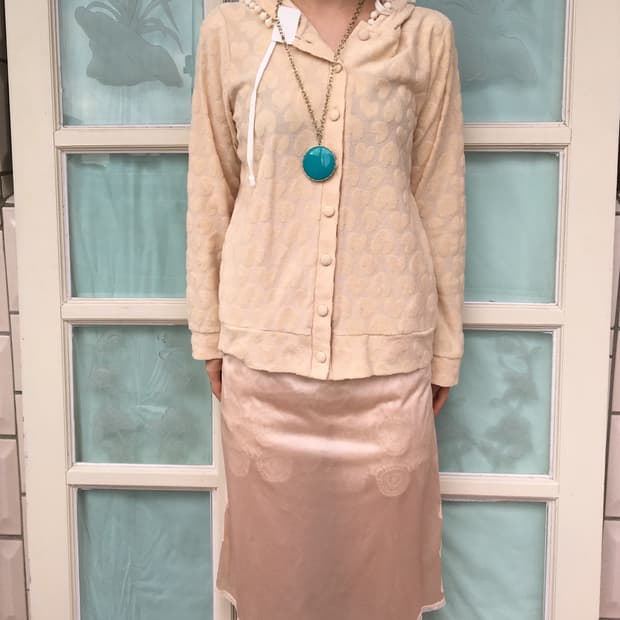 Heart pattern hood jacket