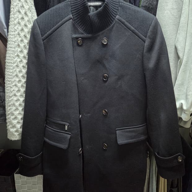 VanHart di Albazar) 빈티지 울 니트 더블 코트