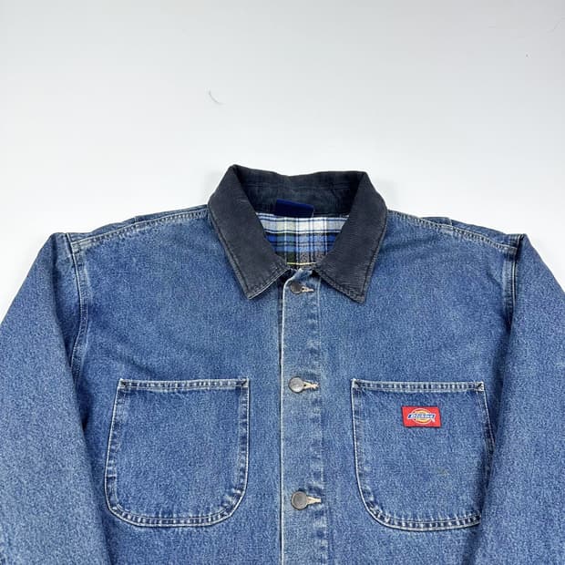 디키즈 오리지널 레트로 데님 워크 초어자켓 (XL)