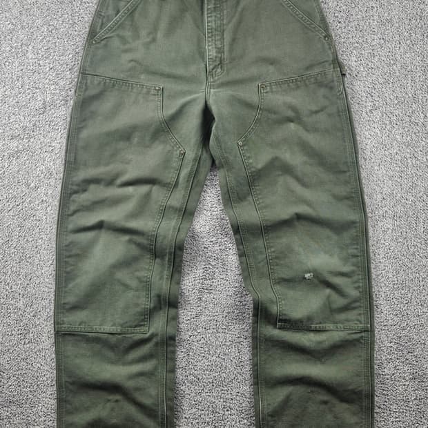 칼하트 덕 캔버스 더블니 카펜터 워크 팬츠 ( 34X34 )/ 11301