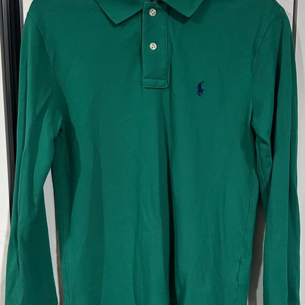 폴로 랄프로렌 그린 긴팔 카라티