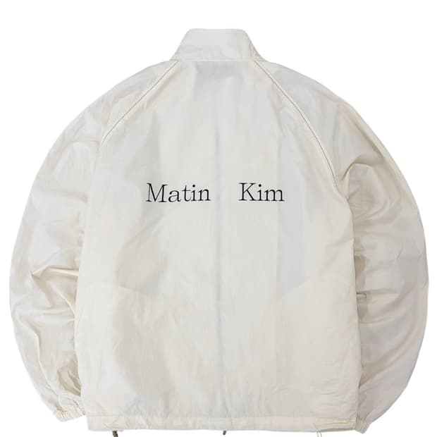 마뗑킴 코팅점퍼 바람막이 아이보리 (프리사이즈)