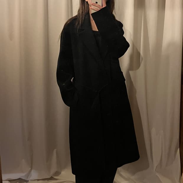 솔리드옴므 캐시미어혼방 울 코트