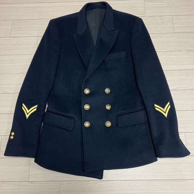 퓨에르옴므 듀드나인 프리미엄 울 더블 브레스트 자켓 네이비 / 46