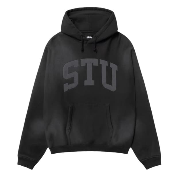 stussy stu applique 스투시 STU 아플리케 후드