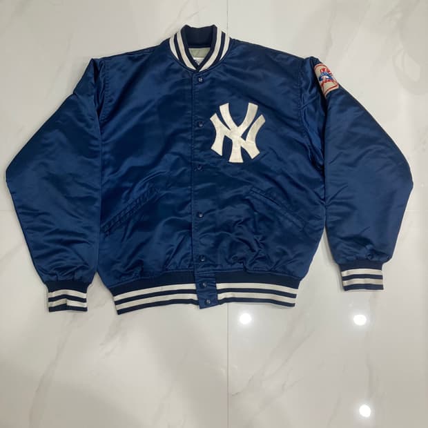 80s New York Yankees 나일론 자켓