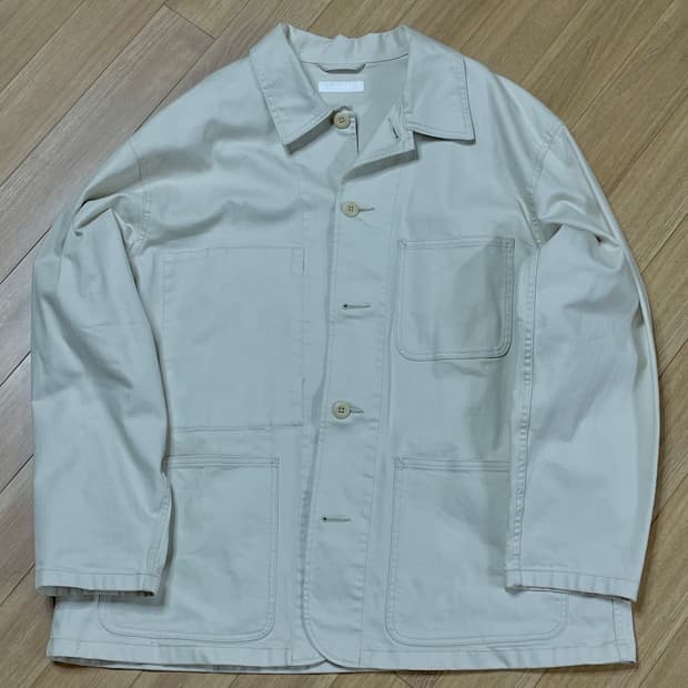 유니클로 워크자켓 에크루