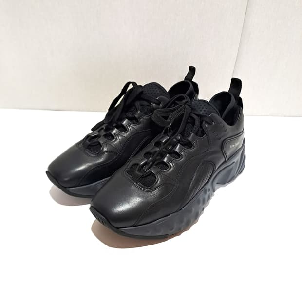 (택포) 아크네 스튜디오 락어웨이 레더 스니커즈 42 B819