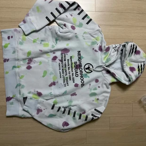 네이버 후드티 XL