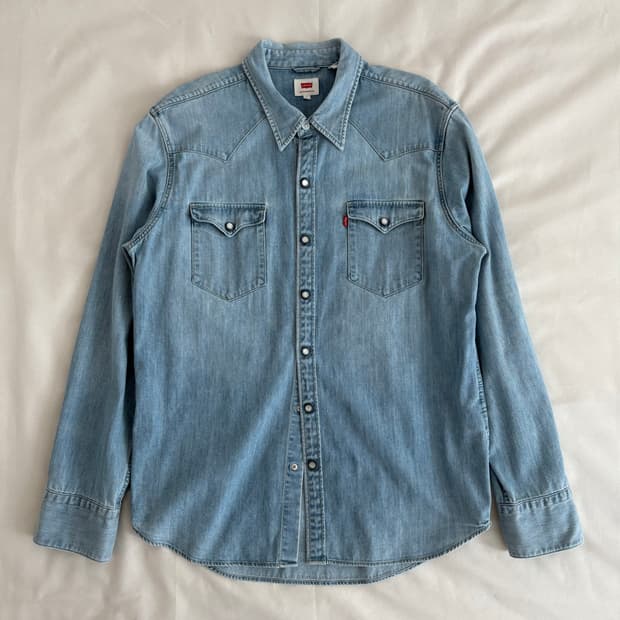 리바이스 LEVI’S western denim shirt 