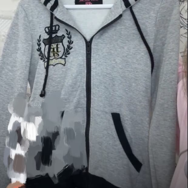 Stc 리즈리사돌 후드집업 y2k 갸루 펑크 