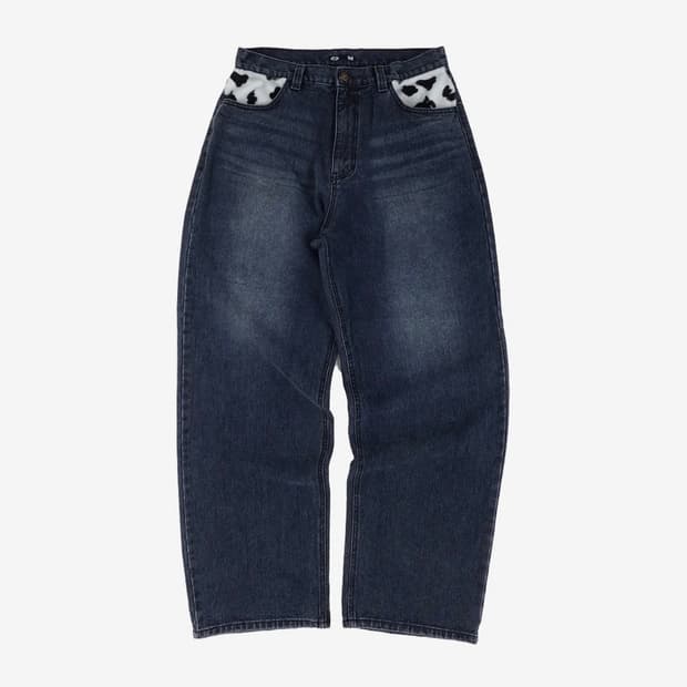 Cow Star Denim Pants Blue (L사이즈)