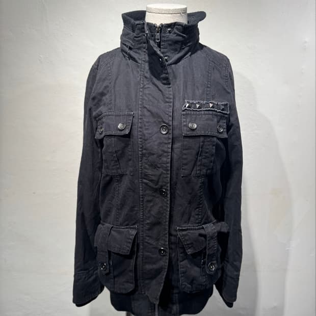 Jessy Logan Y2K Studded Black Jacket