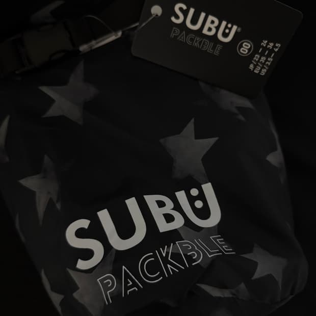새상품 00사이즈 Subu 스부 패커블 샌들 스타