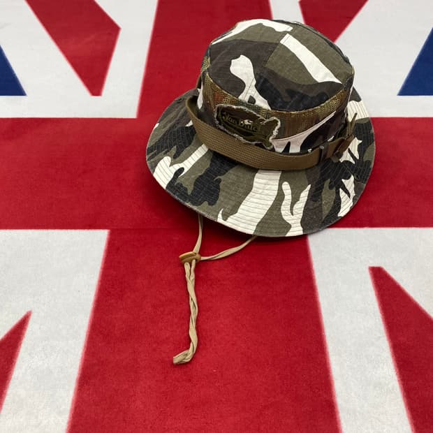 본더치 카모 웨스턴 버킷햇 여성용