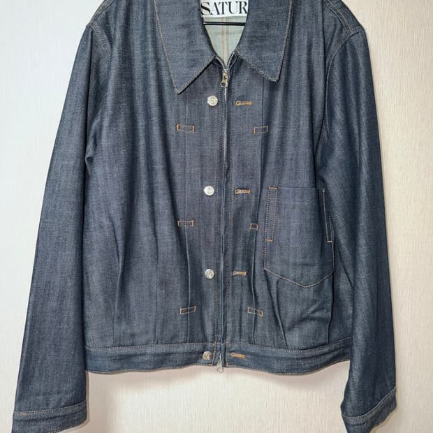 세터 카마로 집 데님 트러커 자켓 인디고