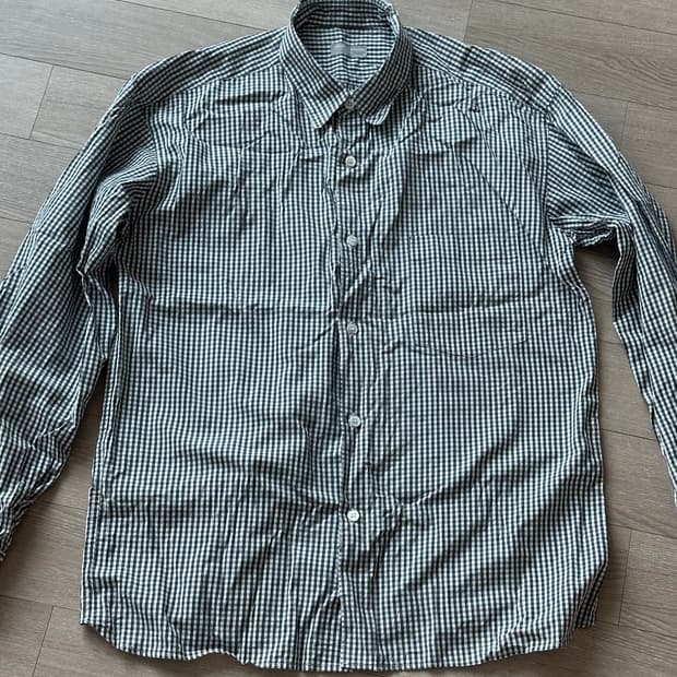 (OS) 꼼데가르송 옴므 다나카기 깅엄 체크 셔츠