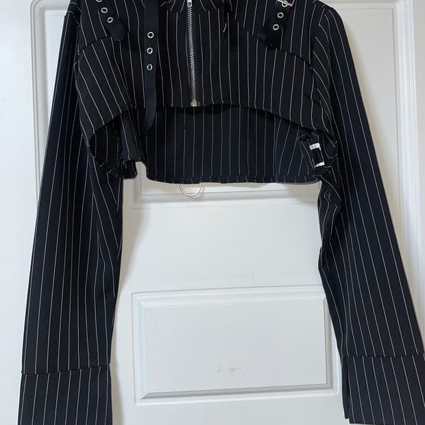 고스펑크 크롭 자켓