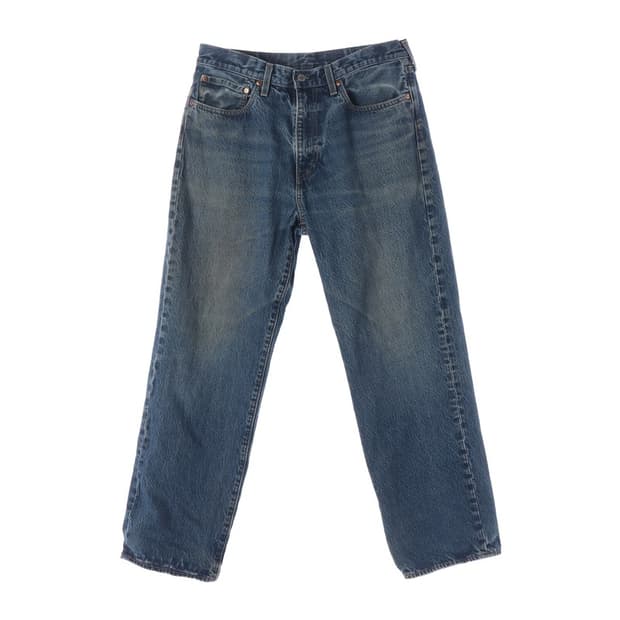 리바이스 워싱 스트레이트 데님 팬츠 34