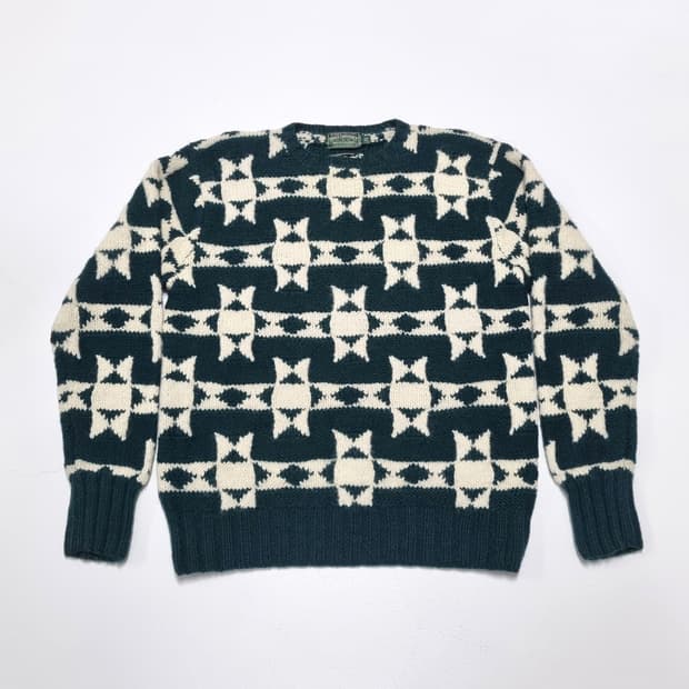 90S 폴로 컨트리 네이티브 아메리칸 스웨터 - L