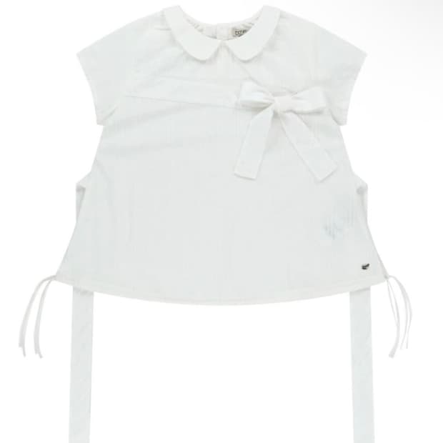 코이세이오) 보우 블라우스 화이트