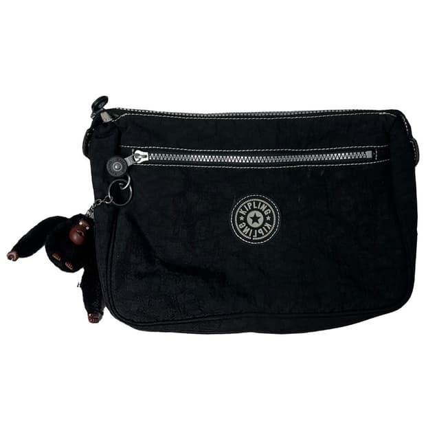 KIPLING 블랙 클러치백